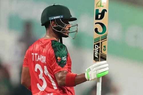 র্যাঙ্কিংয়ে তানজিদের ক্যারিয়ারের সেরা অবস্থান