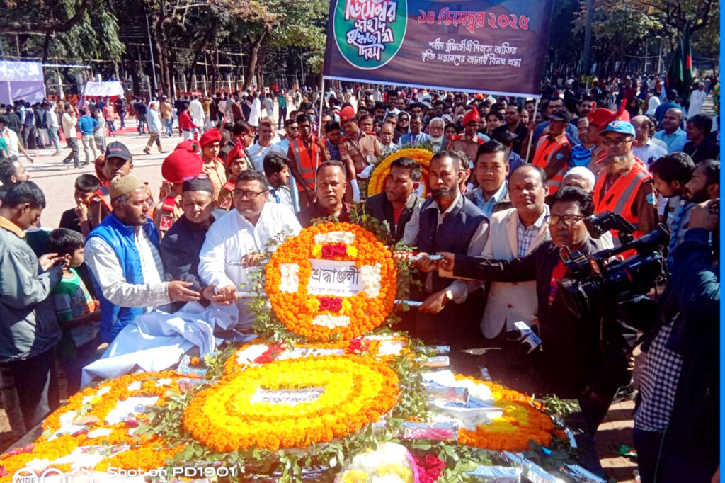 শহীদ বুদ্ধিজীবীদের প্রতি গভীর শ্রদ্ধা: মিরপুর প্রেসক্লাবের পুষ্পস্তবক অর্পণ