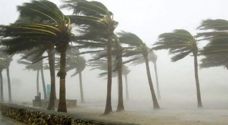 চার অঞ্চলে সন্ধ্যার মধ্যে ঘণ্টায় ৮০ কিমি বেগে ঝড়ের সম্ভাবনা